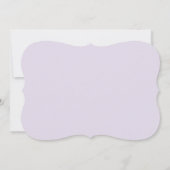 Rustige Paarse en groene Floral Wedding Kaart (Achterkant)