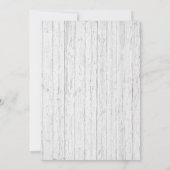 Rustige Paarse Floral Spring Wedding Vrijgezellenf Kaart (Achterkant)