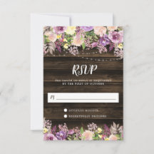 Rustige Paarse Floral String Lights