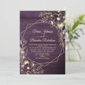 Rustige Paarse goudplatenweddenschappen Kaart (Staand voorkant)