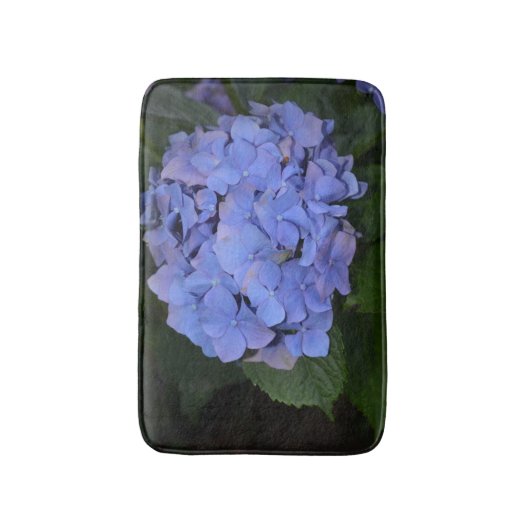 Rustige Paarse Hydrangea macrophylla Badmat (Voorkant Verticaal)
