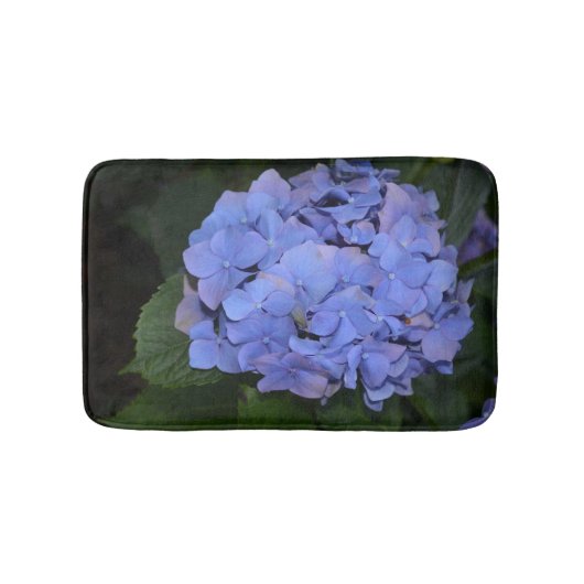 Rustige Paarse Hydrangea macrophylla Badmat (Voorkant)