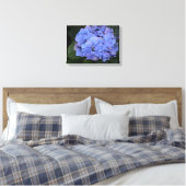 Rustige Paarse Hydrangea macrophylla Canvas Afdruk (Insitu (Slaapkamer))