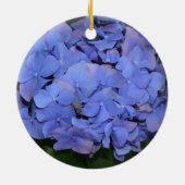 Rustige Paarse Hydrangea macrophylla Keramisch Ornament (Achterkant)
