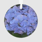 Rustige Paarse Hydrangea macrophylla Ornament (achterkant)
