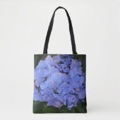 Rustige Paarse Hydrangea macrophylla Tote Bag (Voorkant)