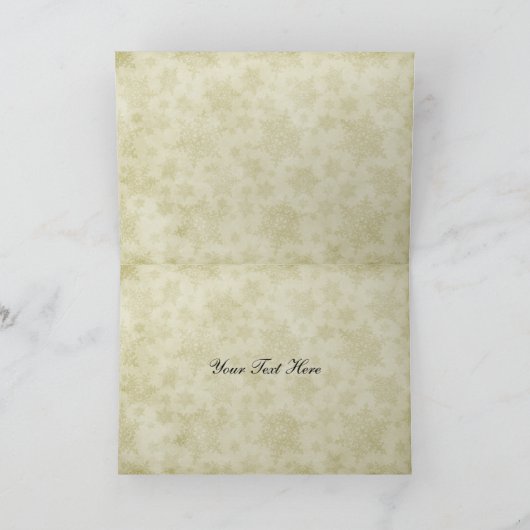 Rustige paarse winterbruiloft Dank u Bedankkaart (Binnen)