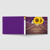 Rustige Paarse zonnebloempel landschuur Gastenboek (Volledig)