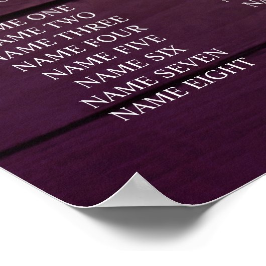 Rustige Paarse zonnebloempel landschuur Poster (Hoek)