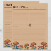 Rustige paddenstoelenkaarten (Voorkant / Achterkant)