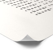 Rustige pampas gras botanische bruiloft poster (Hoek)