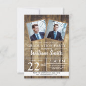 Rustige partij met drie foto's kaart (Voorkant)