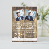 Rustige partij met drie foto's kaart (Staand voorkant)