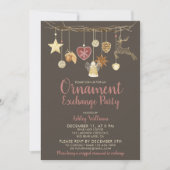 Rustige partij voor de uitwisseling van kerstsiera kaart (Voorkant)