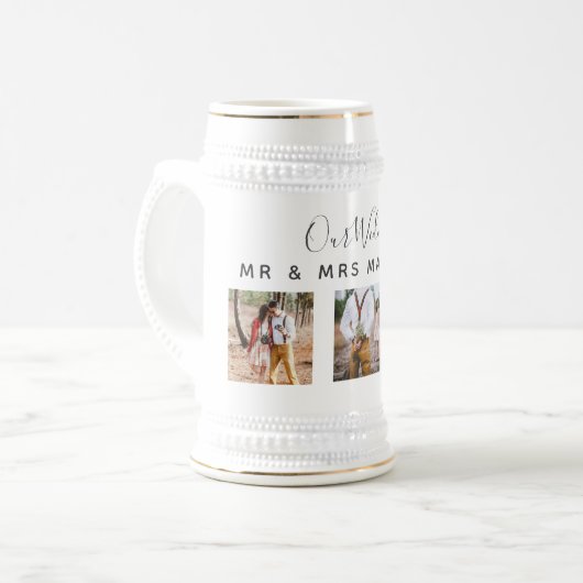 Rustige PASSEN GETROUWD van het Monogram van de Fo Bierpul (Voorkant links)