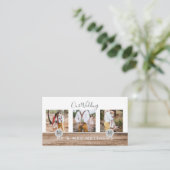 Rustige PASSEN GETROUWD van het Monogram van de Fo Visitekaartje (Staand voorkant)