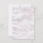 rustige pastel botanics rsvp trouwkaart (Achterkant)