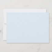 Rustige Pastel Strandgolven Kaart (Achterkant)