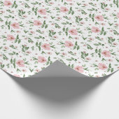 Rustige Pastelboeket Cadeaupapier (Hoek)