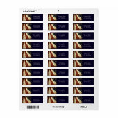 Rustige Patriottische Amerikaanse Wooden Construct Etiket (Full Sheet)