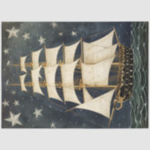 Rustige patriottische Tall-verzendstars ontkoppeli Tissuepapier (Voorkant)