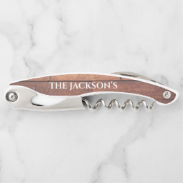 Rustige Patroonmonogram flacon Kurkentrekker