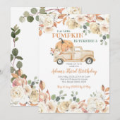 Rustige Peach Truck Pumpkin wordt 3 dagen gedraaid Kaart (Voorkant / Achterkant)
