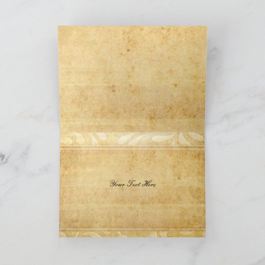 Rustige Peacock Feather bruiloft Hartelijk dank Bedankkaart (Binnen)