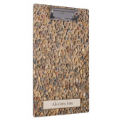 Rustige Pebble Stones Foto met aangepaste tekst Klembord (Rechts)