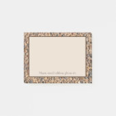 Rustige Pebble Stones Foto met aangepaste tekst Post-it® Notes (Voorkant)
