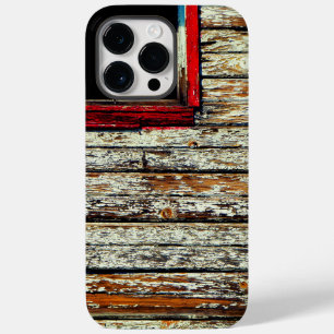 Rustige Peeling Wooden Wall Case-Mate iPhone 14 Pro Max Hoesje