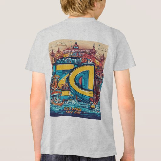 Rustige Pelican Pier Tri-Blend Shirt (Achterkant)