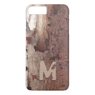 Rustige peling - houtboomschors - Monogram Case-Mate iPhone Case