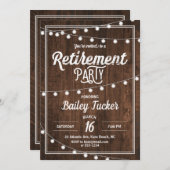 Rustige Pensioenpartij Kaart (Voorkant / Achterkant)