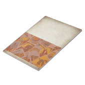 Rustige perkamentroosters voor Kaarten met halve l Notitieblok (Schuin)