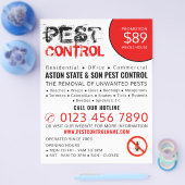Rustige Pest Control Adverteren Flyer (Enkel)