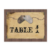 Rustige Petten van cowboy - Barbed - tabelnummer