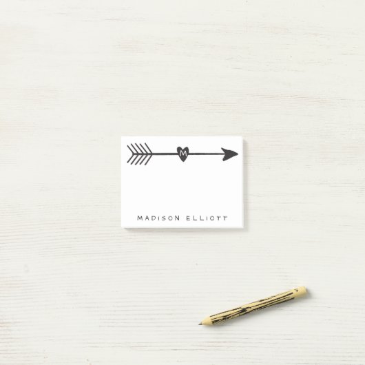 Rustige Pijl - Aangepaste tickdesk Opmerking Post-it® Notes (Op bureau)