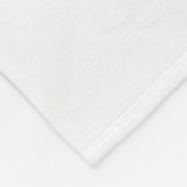 Rustige pijnbomen rode zwarte buffelvlek fleece deken (Hoek)