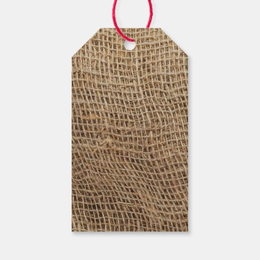 Rustige Pine Forest-kerstboom Cadeaulabel (Achterkant)