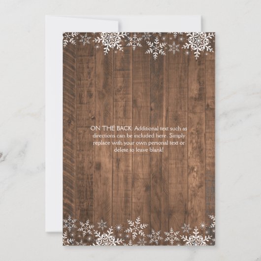 Rustige Pine Trees & String Lights Kerstfeest Kaart (Achterkant)