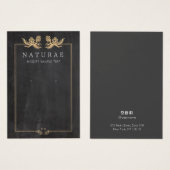 Rustige  pinnen die juwelen vertonen visitekaartje (Voorkant /achterkant)