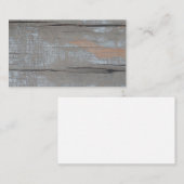 rustige planken visitekaartje (Voorkant / Achterkant)