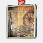 Rustige pomp, Nou en en Cartwheel scène Metalen Ornament (Links)