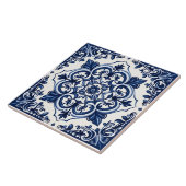 Rustige Portugese mediterrane stijl Tegeltje (Zijkant)