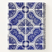 Rustige  Portugese Tegels patroonrecepten Notitieboek (Achterkant)