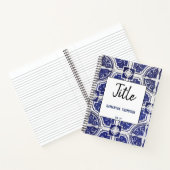 Rustige  Portugese Tegels Patroonschets of Notitieboek (Binnen)