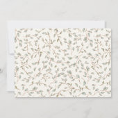 Rustige puin Blauwe Katoen Hartelijk dank Kaart (Achterkant)