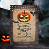 Rustige Pumpkin Spooktacular Halloween Party Kaart