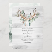 Rustige QR-code RSVP Bohemian Wedding